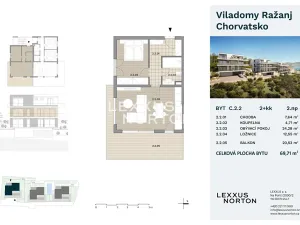 Prodej bytu 2+kk, Ražanj, Chorvatsko, 70 m2
