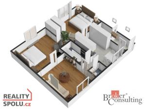 Prodej rodinného domu, Rudná, Nerudova, 96 m2