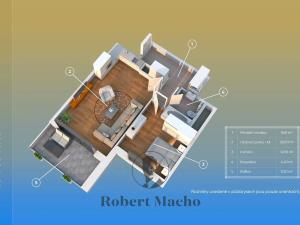 Pronájem bytu 2+kk, Praha - Modřany, Mezi vodami, 63 m2