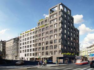 Pronájem bytu 1+kk, Praha - Smíchov, Plzeňská, 20 m2