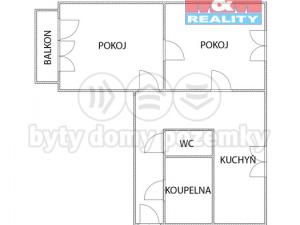 Prodej bytu 2+1, Kopřivnice, Kadláčkova, 60 m2