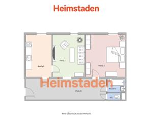Pronájem bytu 2+1, Ostrava - Poruba, Budovatelská, 62 m2