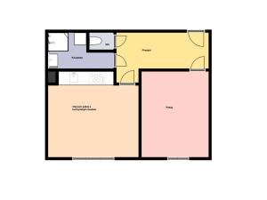 Pronájem bytu 2+kk, Praha - Žižkov, Jeseniova, 50 m2