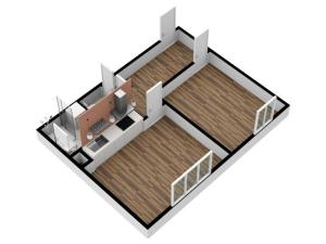 Pronájem bytu 2+kk, Praha - Žižkov, Jeseniova, 50 m2