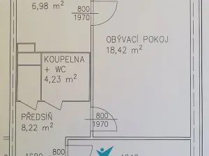 Prodej bytu 2+1, Teplice, Alejní, 54 m2