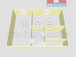 Pronájem bytu 1+1, Ostrava - Zábřeh, Výškovická, 37 m2
