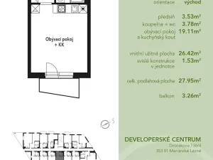 Prodej bytu 1+kk, Mariánské Lázně, Chebská, 28 m2