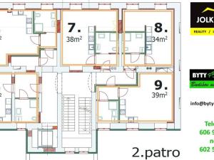 Pronájem bytu 1+kk, Budišov nad Budišovkou, Berounská, 43 m2