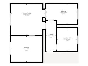Prodej bytu 2+1, Meziboří, Mírová, 59 m2