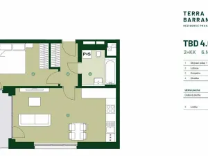 Prodej bytu 2+kk, Praha - Hlubočepy, Silurská, 53 m2