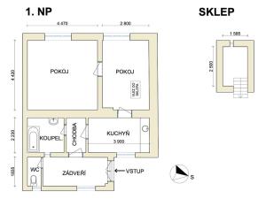 Prodej rodinného domu, Koryčany, Nádražní, 80 m2