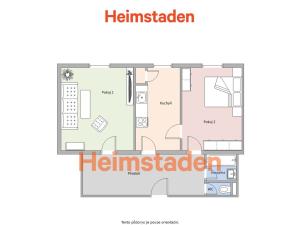 Pronájem bytu 2+1, Havířov - Město, Hlavní třída, 56 m2