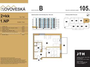 Prodej bytu 2+kk, Teplice, Novoveská, 54 m2