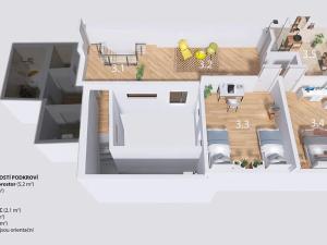 Prodej bytu 4+kk, Brno, Pod Horkou, 206 m2
