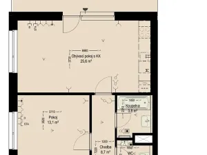 Prodej bytu 3+kk, Trutnov, Chodská, 77 m2