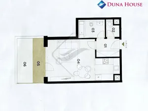 Pronájem bytu 1+kk, Kladno, 39 m2