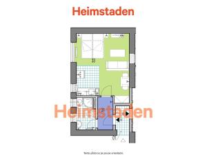Pronájem bytu 1+kk, Ostrava - Poruba, Dělnická, 28 m2