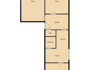 Prodej bytu 3+1, Hodonín, Národní třída, 69 m2