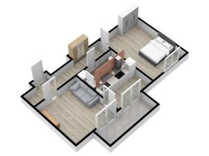 Pronájem bytu 2+1, Praha - Braník, Žalmanova, 50 m2
