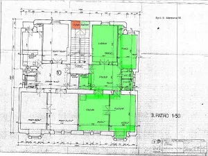 Pronájem bytu 3+1, Praha - Vinohrady, Mánesova, 104 m2