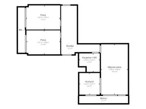Pronájem bytu 3+kk, Most, Slovenského národního povstání, 76 m2