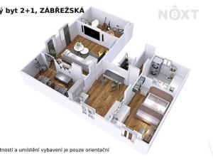 Prodej bytu 2+1, Šumperk, Zábřežská, 56 m2