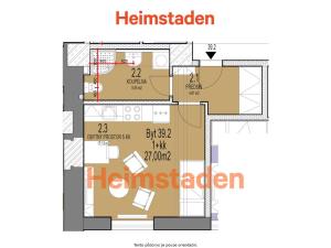 Pronájem bytu 1+kk, Havířov - Město, Jana Švermy, 27 m2