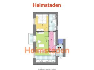 Pronájem bytu 2+kk, Ostrava - Poruba, Hlavní třída, 42 m2