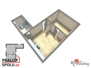 Pronájem bytu 1+1, Vochov, 37 m2