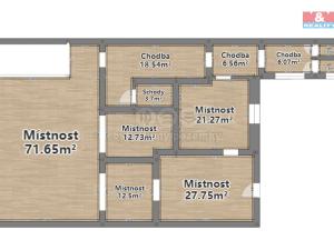 Pronájem obchodního prostoru, Přeštice, Masarykovo nám., 183 m2