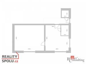 Pronájem bytu 2+kk, Praha - Dubeč, K pastvinám, 42 m2