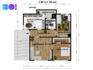 Prodej bytu 2+1, Prostějov, Bratří Čapků, 71 m2