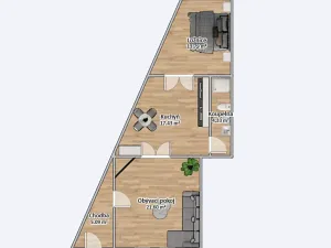 Pronájem bytu 2+1, Olomouc, Libušina, 56 m2