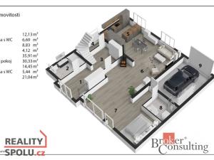 Prodej rodinného domu, Pchery - Humny, Kolmá, 206 m2