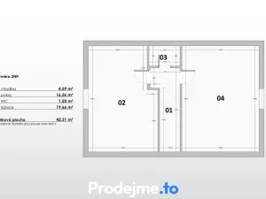 Prodej rodinného domu, Nový Šaldorf-Sedlešovice, Nádražní, 83 m2