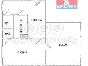Prodej bytu 1+1, Klášterec nad Ohří - Miřetice u Klášterce nad Ohří, Pražská, 55 m2