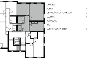 Pronájem bytu 3+kk, Kolín, Janovická, 67 m2