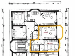 Pronájem bytu 2+kk, Brno, Vychodilova, 55 m2