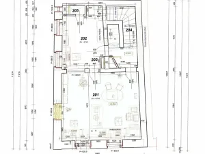 Pronájem kanceláře, Šumperk, nám. Míru, 200 m2