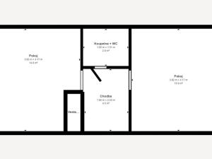 Pronájem bytu 3+kk, Litvínov - Horní Litvínov, Koldům, 64 m2