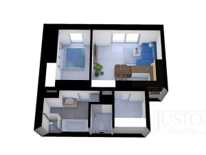 Prodej bytu 2+kk, Písek - Hradiště, Cihlářská, 48 m2