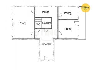 Pronájem bytu 3+1, Pardubice, kpt. Bartoše, 93 m2