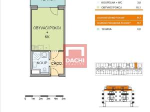 Prodej bytu 1+kk, Olomouc, Aloise Rašína, 24 m2