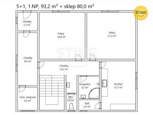 Prodej rodinného domu, Hostěradice, 165 m2