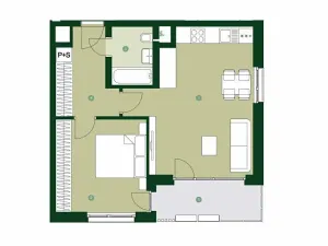 Prodej bytu 2+kk, Praha - Hlubočepy, Silurská, 57 m2