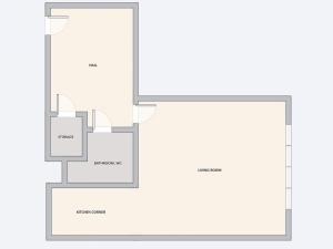 Pronájem bytu 1+kk, Praha - Nusle, Čiklova, 30 m2