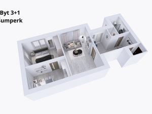 Prodej bytu 3+1, Šumperk, Čsl. armády, 60 m2