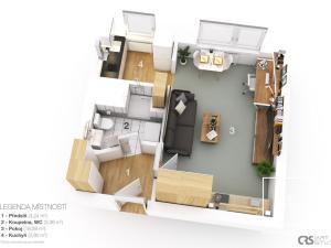 Pronájem bytu 1+kk, Praha - Hostivař, Chudenická, 30 m2