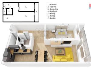 Prodej bytu 2+kk, Hradec Králové - Pražské Předměstí, Jungmannova, 57 m2