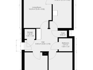 Pronájem bytu 3+1, Praha - Chodov, Brandlova, 69 m2